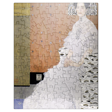 puzzleplate Gustav Klimts Portrait of Fritza Riedler 1906 100 Jigsaw Puzzle