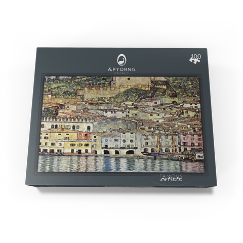 Gustav Klimts Malcesine on Lake Garda 1913 100 Jigsaw Puzzle box view1