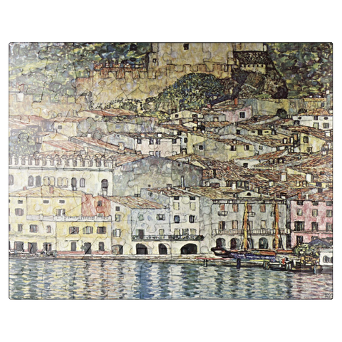 puzzleplate Gustav Klimts Malcesine on Lake Garda 1913 100 Jigsaw Puzzle