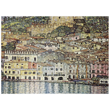 puzzleplate Gustav Klimts Malcesine on Lake Garda 1913 500 Jigsaw Puzzle