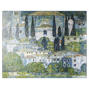 puzzleplate Gustav Klimts Church in Cassone 1913 100 Jigsaw Puzzle
