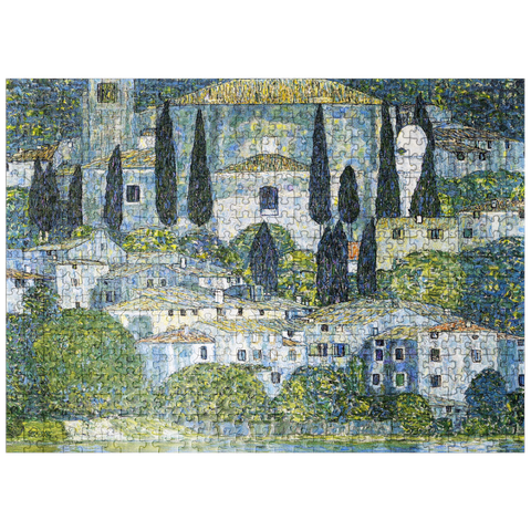 puzzleplate Gustav Klimts Church in Cassone 1913 500 Jigsaw Puzzle
