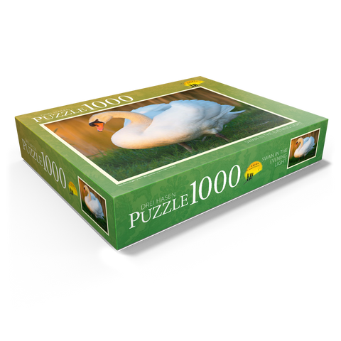 Swan in evening light 1000 Jigsaw Puzzle box view1