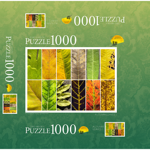 Autumn Leaves 1 1000 Jigsaw Puzzle box 3D Modell