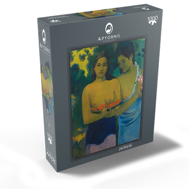 Two Tahitian Women (1899) by Paul Gauguin 1000 Jigsaw Puzzle box view1