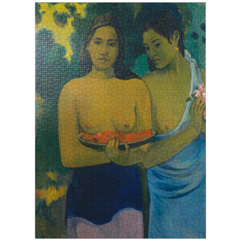 puzzleplate Two Tahitian Women (1899) by Paul Gauguin 1000 Jigsaw Puzzle