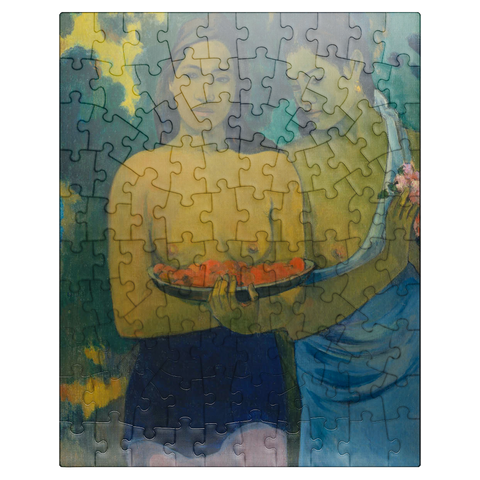 puzzleplate Two Tahitian Women 1899 by Paul Gauguin 100 Jigsaw Puzzle