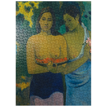 puzzleplate Two Tahitian Women 1899 by Paul Gauguin 500 Jigsaw Puzzle