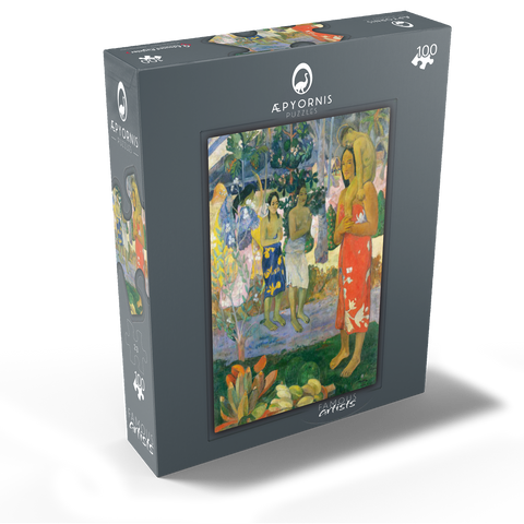 Hail Mary Ia Orana Maria 1891 by Paul Gauguin 100 Jigsaw Puzzle box view1