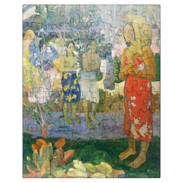 puzzleplate Hail Mary Ia Orana Maria 1891 by Paul Gauguin 100 Jigsaw Puzzle
