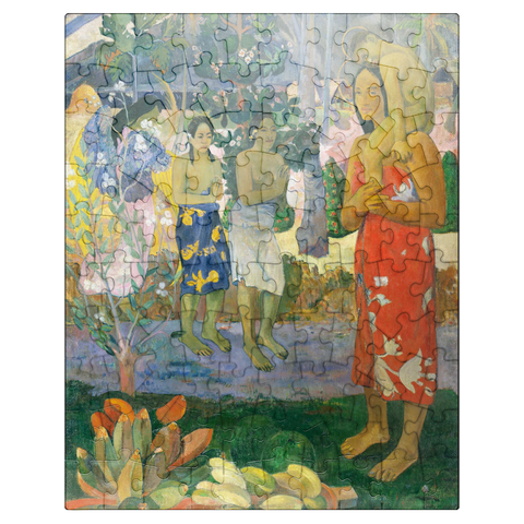 puzzleplate Hail Mary Ia Orana Maria 1891 by Paul Gauguin 100 Jigsaw Puzzle