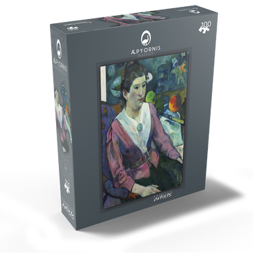 Woman in front of a Still Life by Cézanne 1890 by Paul Gauguin 100 Jigsaw Puzzle box view1