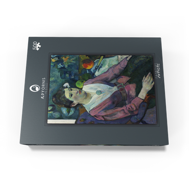 Woman in front of a Still Life by Cézanne 1890 by Paul Gauguin 500 Jigsaw Puzzle box view1