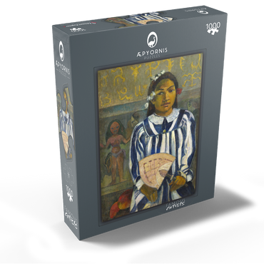 Tehamana Has Many Parents or The Ancestors of Tehamana (Merahi metua no Tehamana) (1893) by Paul Gauguin 1000 Jigsaw Puzzle box view1