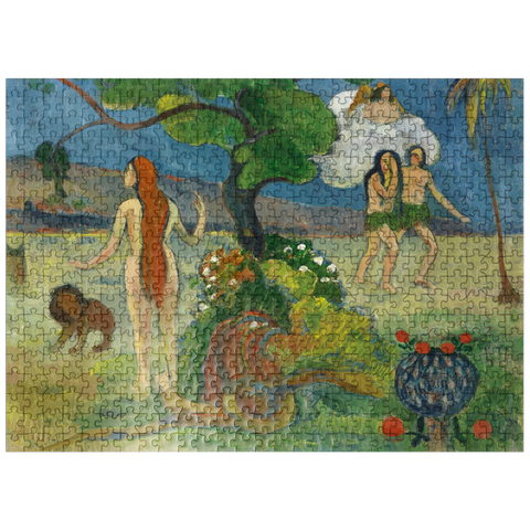 puzzleplate Paradise Lost 1848-1903 by Paul Gauguin 500 Jigsaw Puzzle