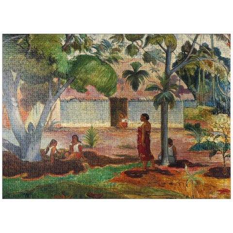puzzleplate The Large Tree (1891) by Paul Gauguin 1000 Jigsaw Puzzle
