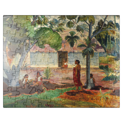 puzzleplate The Large Tree 1891 by Paul Gauguin 100 Jigsaw Puzzle