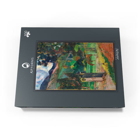 Tahitian Landscape 1892 by Paul Gauguin 100 Jigsaw Puzzle box view1