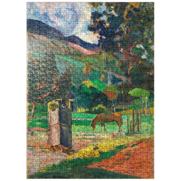 puzzleplate Tahitian Landscape 1892 by Paul Gauguin 500 Jigsaw Puzzle