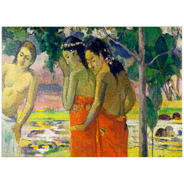 puzzleplate Three Tahitian Women (1896) by Paul Gauguin 1000 Jigsaw Puzzle