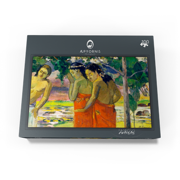 Three Tahitian Women 1896 by Paul Gauguin 100 Jigsaw Puzzle box view1