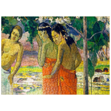 puzzleplate Three Tahitian Women 1896 by Paul Gauguin 500 Jigsaw Puzzle