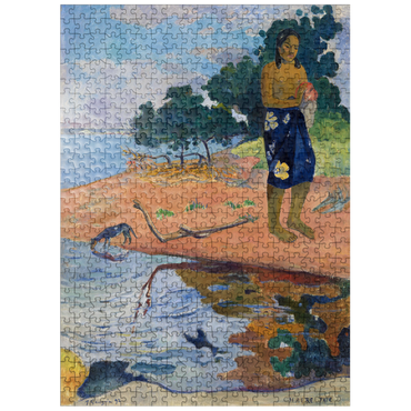 puzzleplate Haere Pape 1892 by Paul Gauguin 500 Jigsaw Puzzle