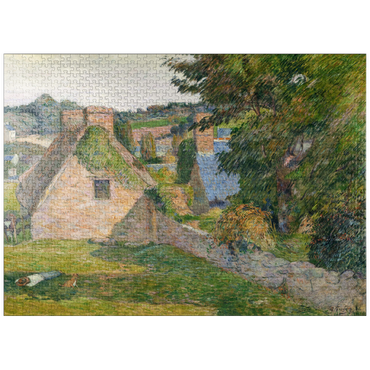 puzzleplate The Field of Derout-Lollichon (1886) by Paul Gauguin 1000 Jigsaw Puzzle