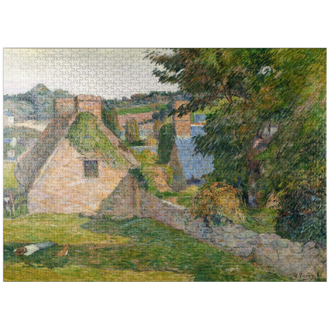 puzzleplate The Field of Derout-Lollichon (1886) by Paul Gauguin 1000 Jigsaw Puzzle