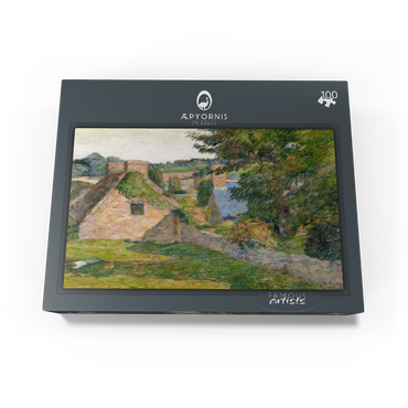 The Field of Derout-Lollichon 1886 by Paul Gauguin 100 Jigsaw Puzzle box view1