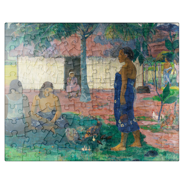 puzzleplate Why Are You Angry? (No te aha oe riri) 1896 by Paul Gauguin 100 Jigsaw Puzzle