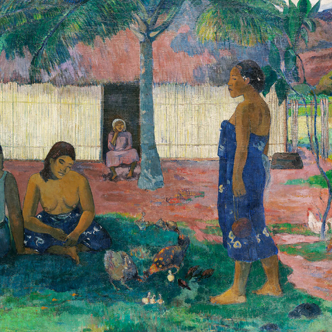Why Are You Angry? (No te aha oe riri) 1896 by Paul Gauguin 500 Jigsaw Puzzle 3D Modell