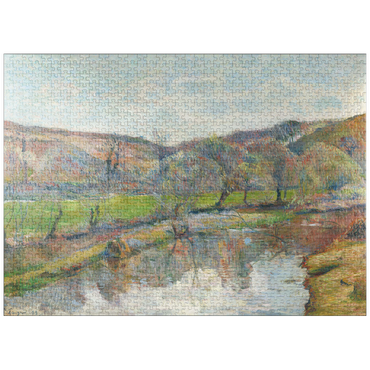 puzzleplate Brittany Landscape (1888) by Paul Gauguin 1000 Jigsaw Puzzle