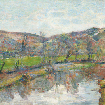 Brittany Landscape (1888) by Paul Gauguin 1000 Jigsaw Puzzle 3D Modell
