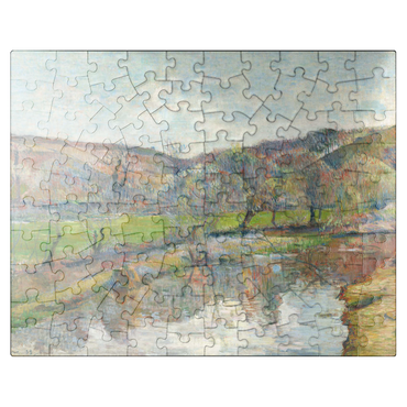puzzleplate Brittany Landscape 1888 by Paul Gauguin 100 Jigsaw Puzzle