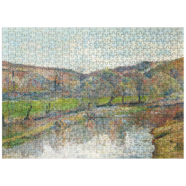 puzzleplate Brittany Landscape 1888 by Paul Gauguin 500 Jigsaw Puzzle
