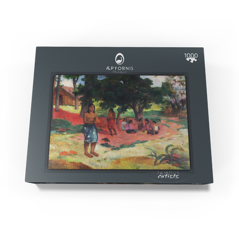 Whispered Words (Parau Parau) (1892) by Paul Gauguin 1000 Jigsaw Puzzle box view1