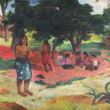 Whispered Words (Parau Parau) (1892) by Paul Gauguin 1000 Jigsaw Puzzle 3D Modell