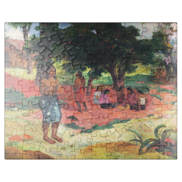 puzzleplate Whispered Words (Parau Parau) 1892 by Paul Gauguin 100 Jigsaw Puzzle