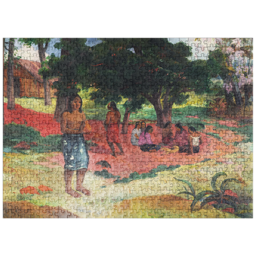 puzzleplate Whispered Words (Parau Parau) 1892 by Paul Gauguin 500 Jigsaw Puzzle