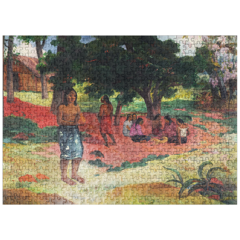 puzzleplate Whispered Words (Parau Parau) 1892 by Paul Gauguin 500 Jigsaw Puzzle