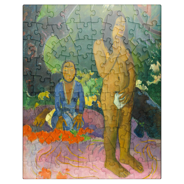 puzzleplate Words of the Devil (Parau na te Varua ino) 1892 by Paul Gauguin 100 Jigsaw Puzzle
