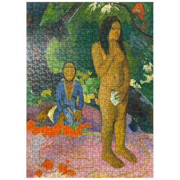 puzzleplate Words of the Devil (Parau na te Varua ino) 1892 by Paul Gauguin 500 Jigsaw Puzzle