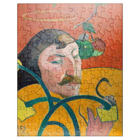 puzzleplate Self-Portrait 1889 by Paul Gauguin 100 Jigsaw Puzzle