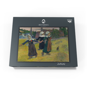 Breton Girls Dancing, Pont-Aven (1888) by Paul Gauguin 1000 Jigsaw Puzzle box view1