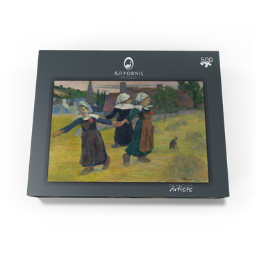 Breton Girls Dancing Pont-Aven 1888 by Paul Gauguin 500 Jigsaw Puzzle box view1