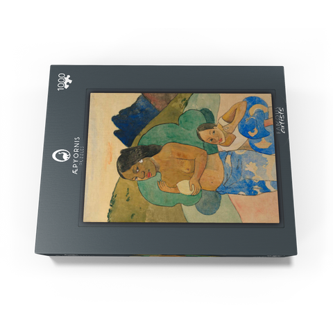 Two Tahitian Women in a Landscape (ca. 1892) by Paul Gauguin 1000 Jigsaw Puzzle box view1