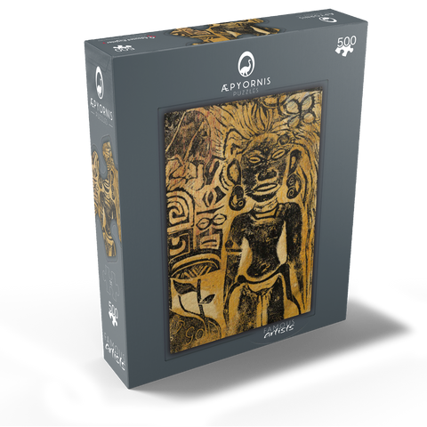 Tahitian Idol - The Goddess Hina ca. 1894-1895 by Paul Gauguin 500 Jigsaw Puzzle box view1