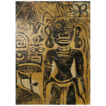 puzzleplate Tahitian Idol - The Goddess Hina ca. 1894-1895 by Paul Gauguin 500 Jigsaw Puzzle