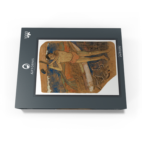 Man with an Ax (ca. 1891-1893) by Paul Gauguin 1000 Jigsaw Puzzle box view1